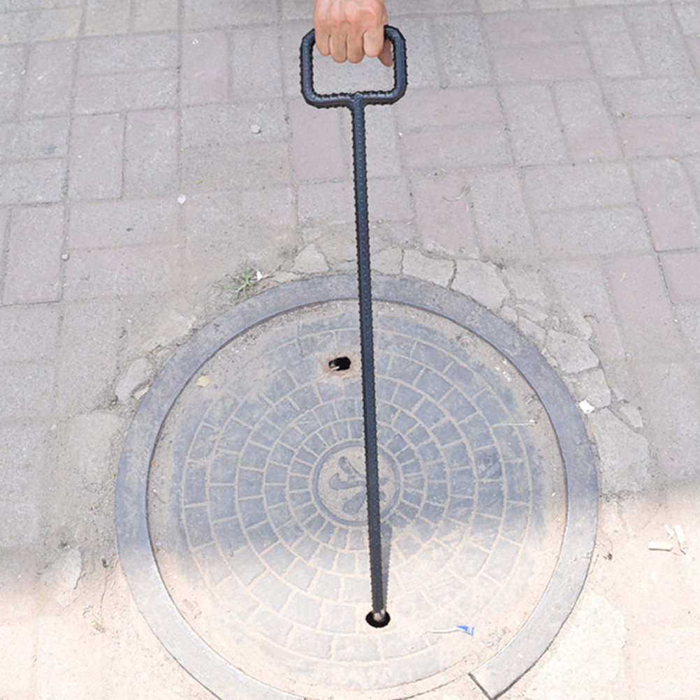 Manhole Cover Lifting - Steel Manhole Hook T Shaped Lifting