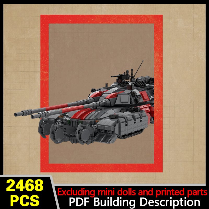 Heavy Equipment Armor - Heavy Armored Tank Model MOC Building