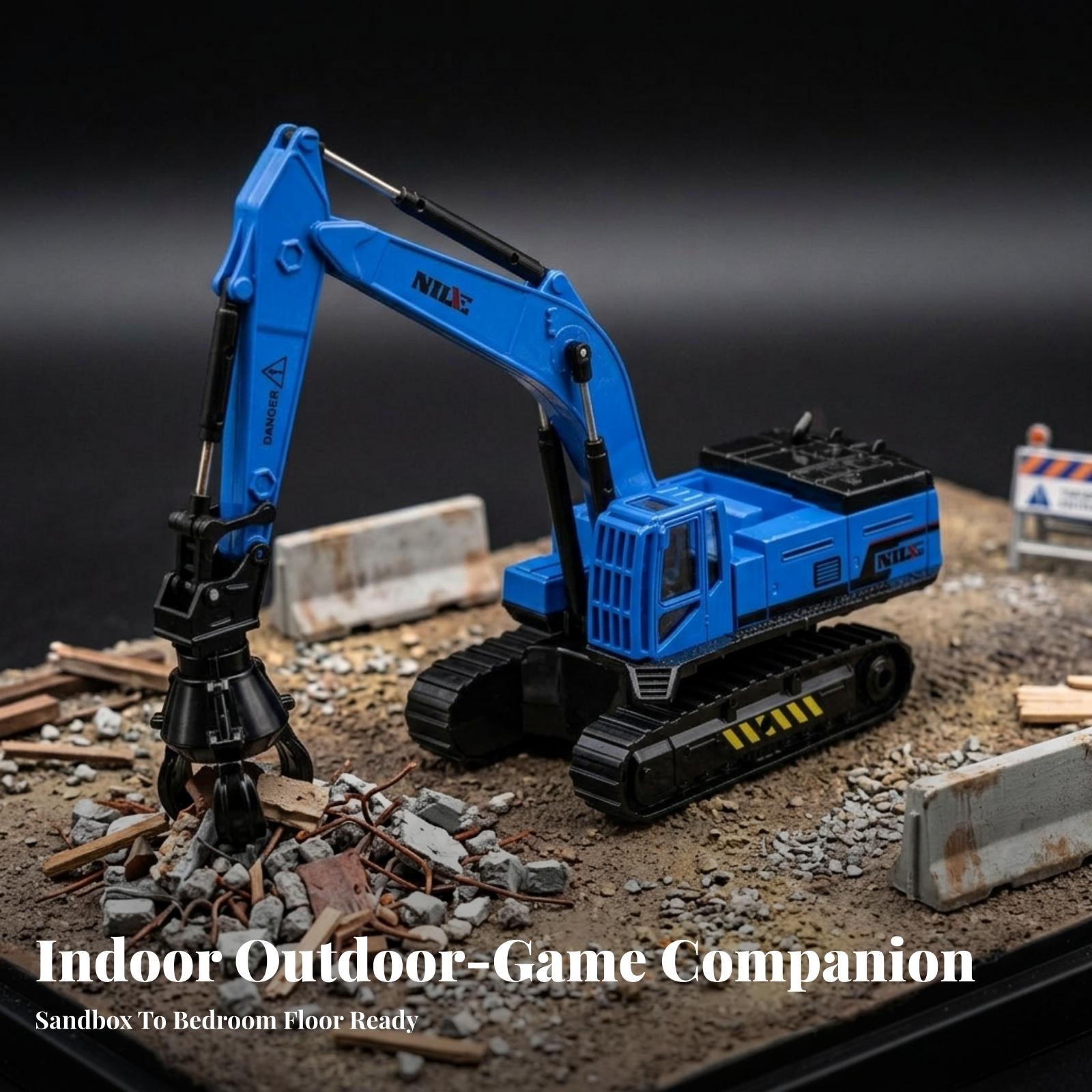 Heavy Equipment Game - Heavy Equipment Miniature Blue Digger Toy