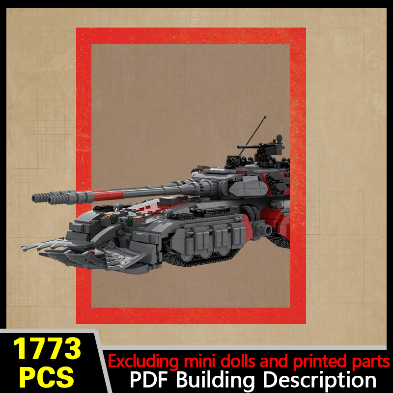 Heavy Equipment Armor - Heavy Armored Tank Model MOC Building