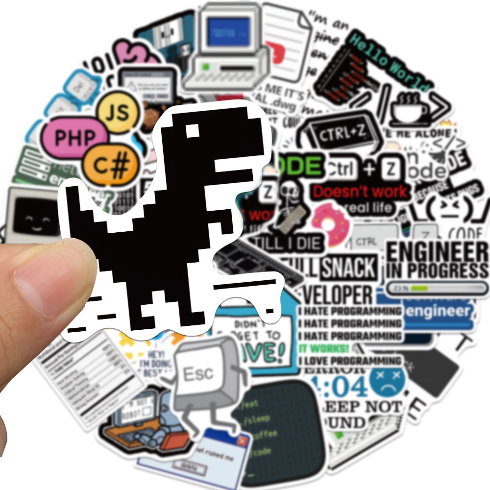 10/30/50pcs Engineer Programme - Heavy Equipment Stickers review and price