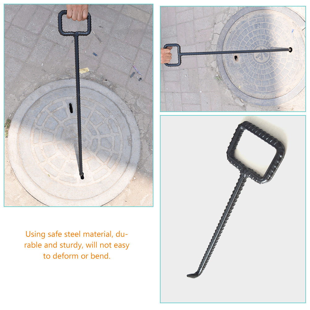 Steel Manhole Hook T Shaped Li - Manhole Cover Lifting review and price