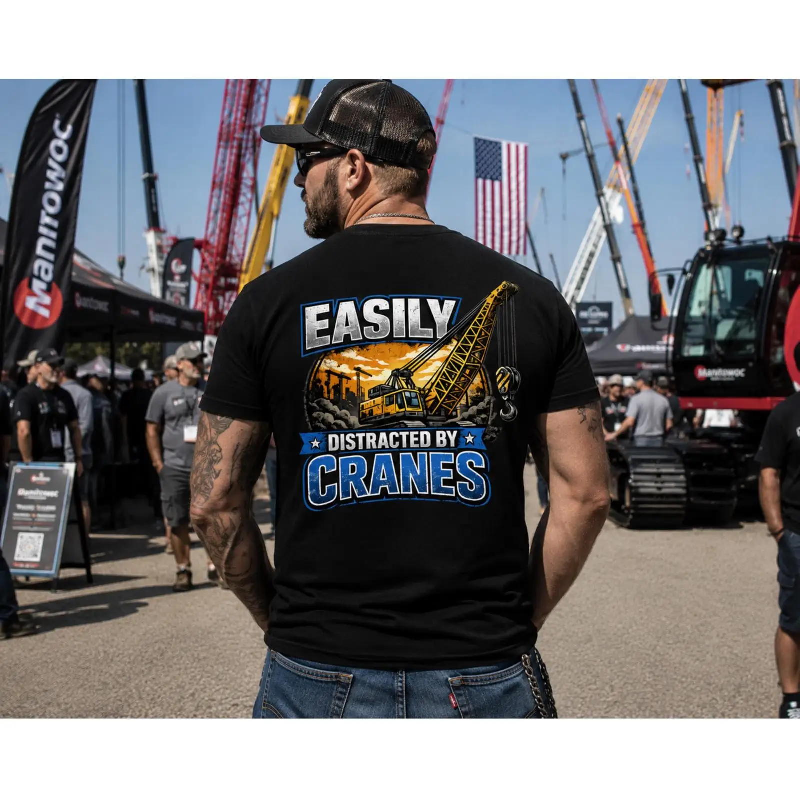 Easily Distracted By Cranes Fu - Heavy Equipment Union review and price