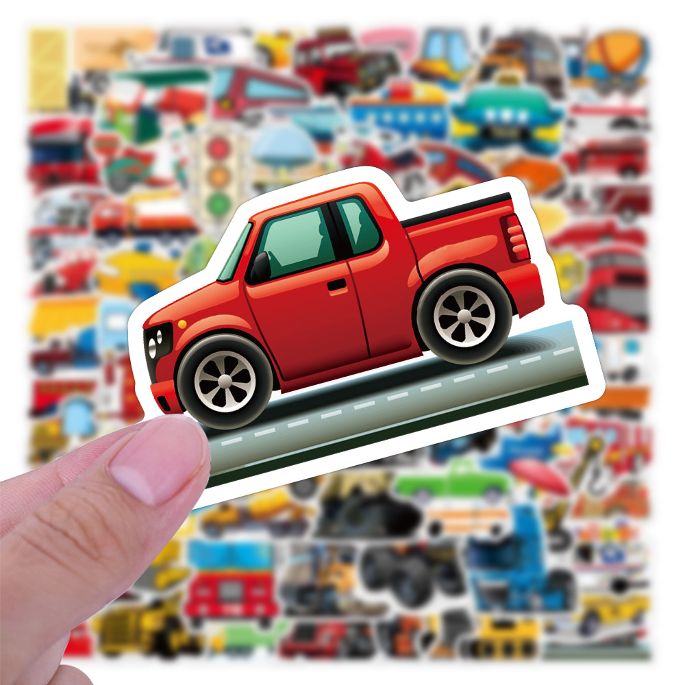 10/30/50/100pcs Transportation - Heavy Equipment Stickers review and price