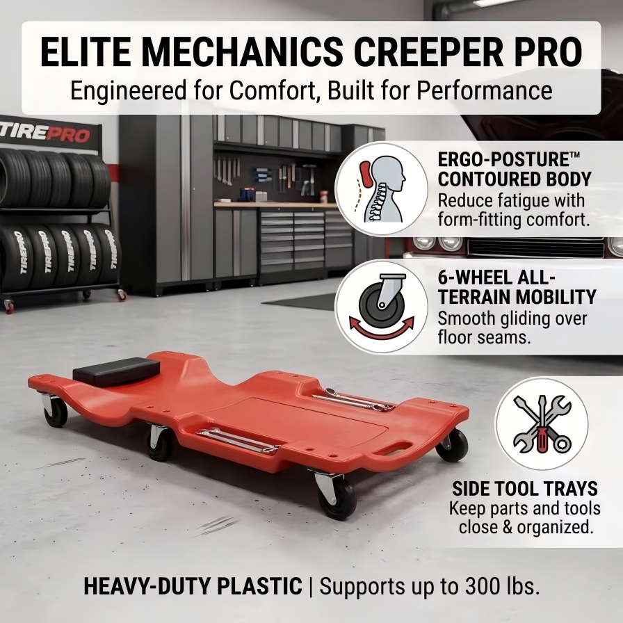 40'' 6-Wheel Heavy Duty Mechan - Heavy Equipment Operator review and price