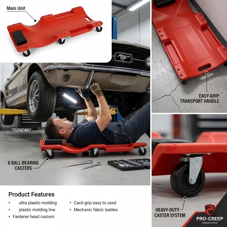 40'' 6-Wheel Heavy Duty Mechan - Heavy Equipment Operator review and price