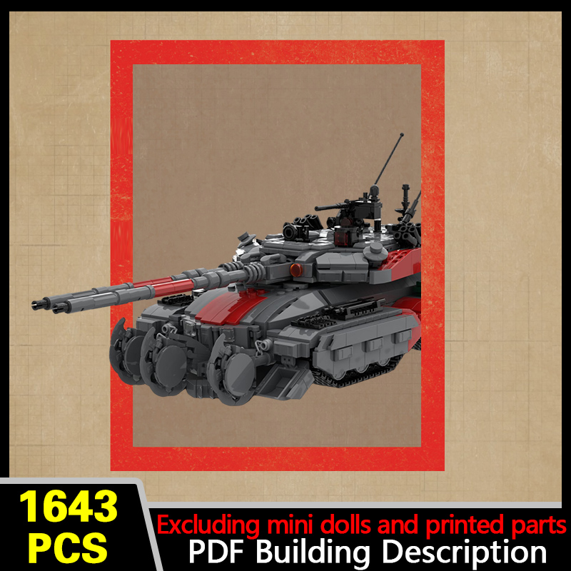 Heavy Armored Tank Model MOC B - Heavy Equipment Armor review and price