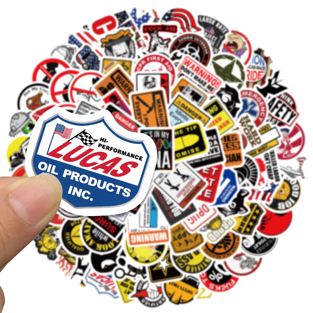98PCS Funny Hard Hat Brand Sig - Heavy Equipment Stickers review and price