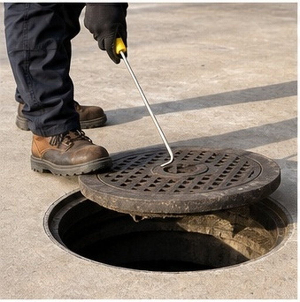 Heavy Duty Stainless Steel Man - Manhole Cover Lifting review and price